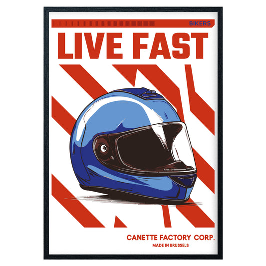 Affiche Live Fast